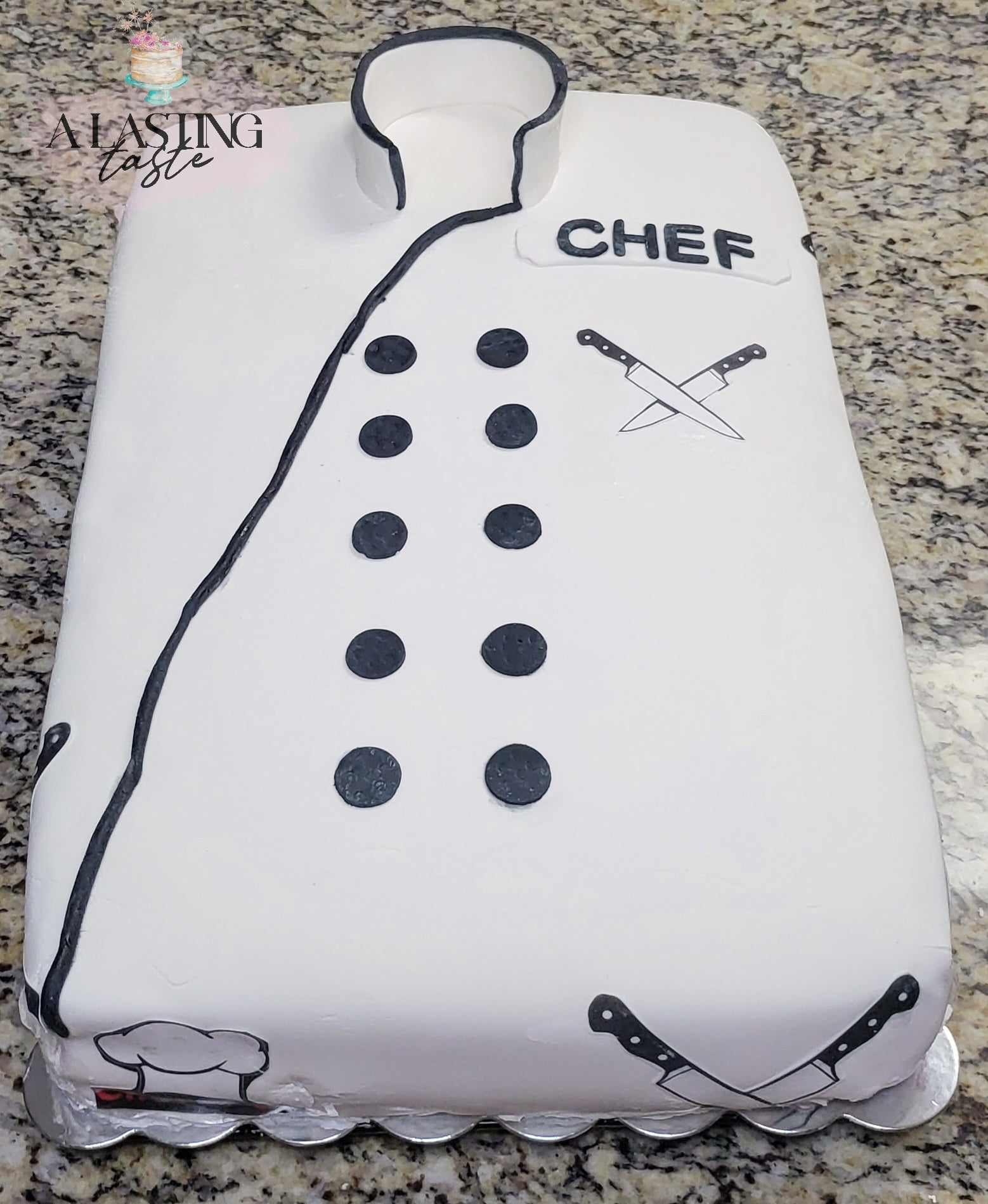 Chef Coat Birthday Cake - CakeCentral.com